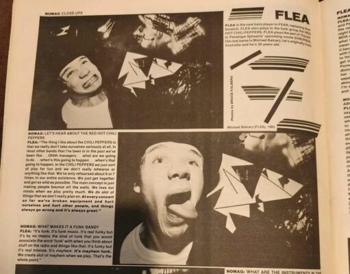 Flea / NO MAG Fanzine 1983